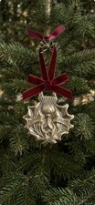 Christmas Tree Decoration Brass Horse Medallion Bonnie Scotland Thistle Scottish