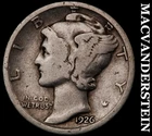1926 Silver Mercury Dime - Scarce  Better Date  No Reserve  #G9597