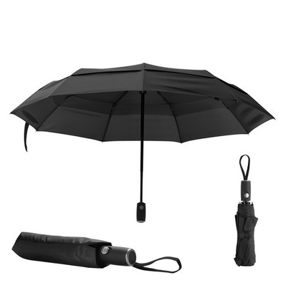 42in Automatic Umbrella Sun / Rain UPF50+ Windproof Dual-Vented Canopy Umbrella