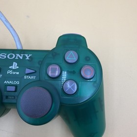 OEM Sony Playstation 1 PS1 PSOne Dualshock Controller - Emerald Green *TESTED*