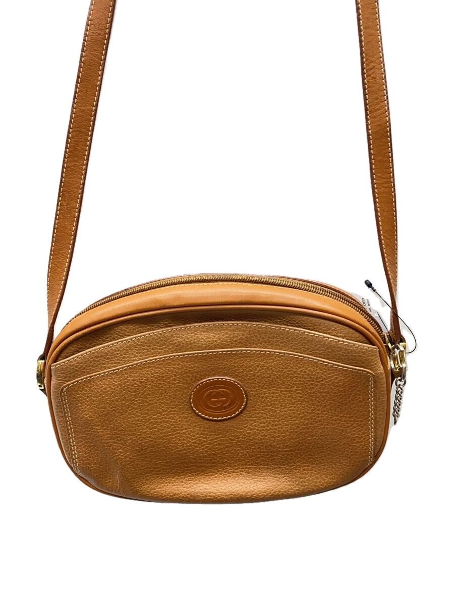 GUCCI Shoulder Bag Leather BRW Plain 007-113-0115 bag leather from
