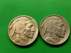 1937 S 38 D Full Horn Buffalo Nickel Set. Actual Coins. Lot 4