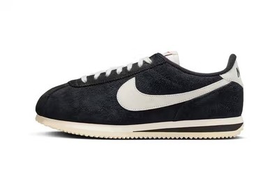 Nike Cortez Black Suede Sneaker Schuhe GR. 36 FJ2530-001 Neu