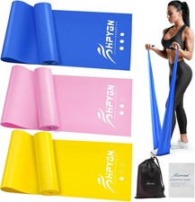 3 Levels Non-Latex Exercise Bands for Physical Therapy  Yoga, Professional R...