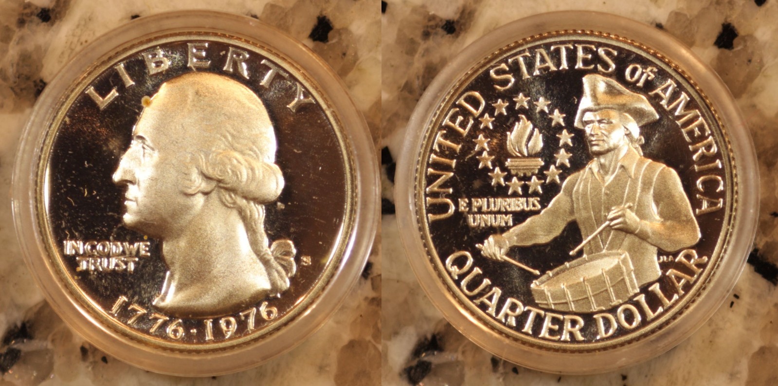 1976-S Washington Bicentennial  Silver Proof  Quarter 40% silver