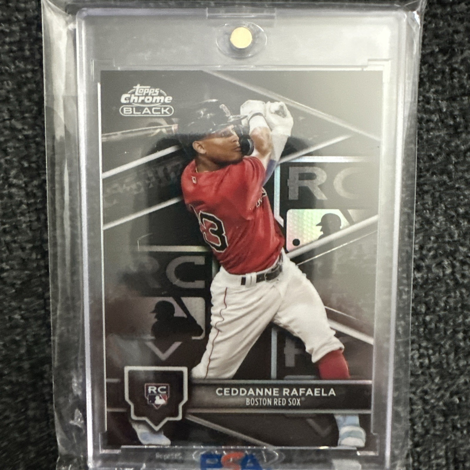 2024 Topps Chrome Black - Rookie Design Variation Ceddanne Rafaela #57 (RC)