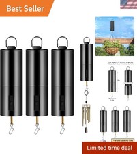 Compact Kinetic Motor for Wind Spinners and Ornaments - Black Rotating Decor