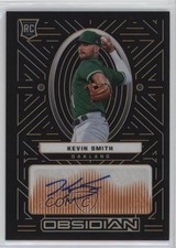 2022 Panini Chronicles Obsidian Electric Etch Orange 15/50 Kevin Smith Auto 10k8