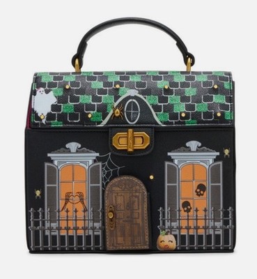 Betsey Johnson Kitsch Forever Home Crossbody Bag Haunted House LightUp NWT