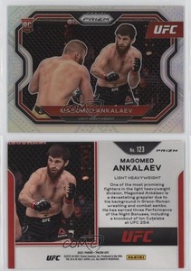 2021 Panini Prizm UFC Silver Prizm Magomed Ankalaev #123 Rookie RC