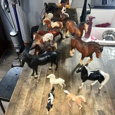 Lot of 15 Vtg 1970's-80's-90's Breyer Horses Collection Breyer Molding Reeves 