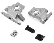 Treal Hobby Vanquish H10 Optic 7075 Aluminum Front Steering Knuckles (Silver)