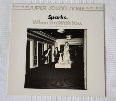 Sparks - When I'm With You Maxi 12' LP Vinyl VG+/M- 1980 Promo Copy