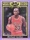 Michael Jordan Bulls 1992 Cartwrights Players Choice Magazine Card #9 - NrMt +