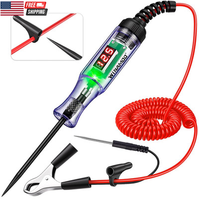 Upgrade Automotive Test Light with 3-80V LED Digital Voltage Display Auto Circui
