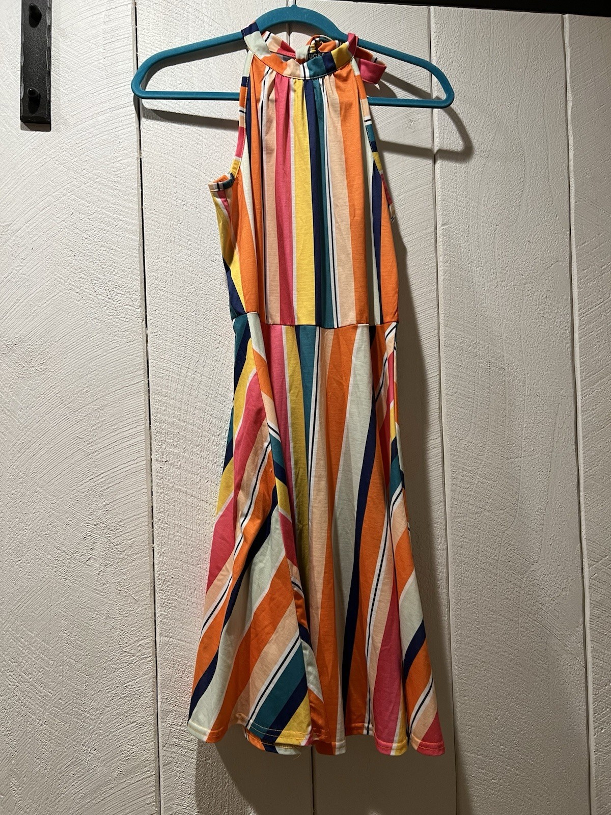 OUGES Women's Halter Neck Floral Summer Casual Su… - image 5