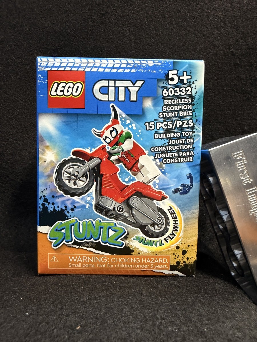 LEGO 60332 2022 City Stuntz Reckless Scorpion Stunt Bike Sealed 1