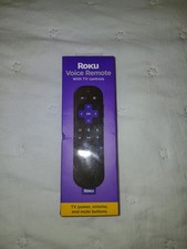 Roku Voice Remote with TV Controls 2 AA Batteries Included New In Box Sealed