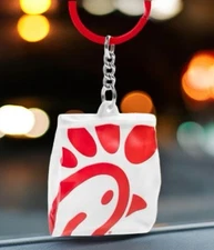 2025 Chicken Sandwich Bag KEYCHAIN Chick-fil-A Original Holiday LIMITED EDITION