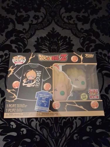 Funko Pop! & Tee Dragon Ball Z - Majin Vegeta Glow in the Dark Pop and L Tee
