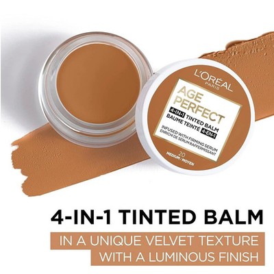 L'Oreal Age Perfect 4-In-1 Tinted Balm ~ Choose Your Shade 20 Medium 10 deep