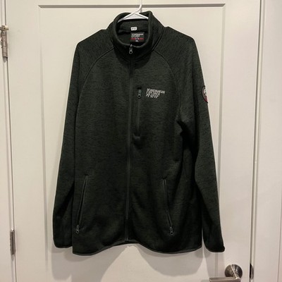 Scandinavian Explorer Mens XXL Green Full Zip Fleece Jacket Outdoor Layer