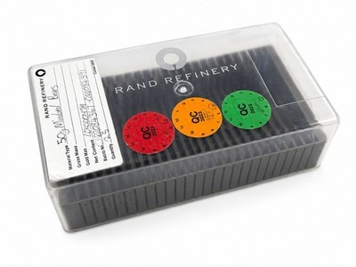 Masterbox Universal Rand Refinery Box für 25 Goldbarren Silberbarren im Blister