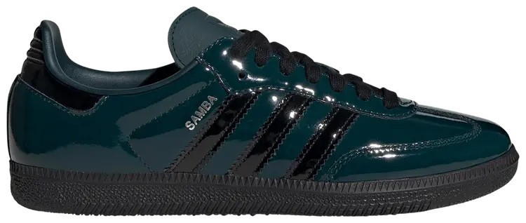 adidas Samba OG Aurora Ivy Core Black Silver W for sale | eBay