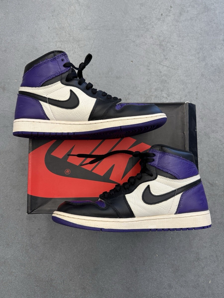 2018 Nike Air Jordan 1 Retro High OG Court Purple 555088-501 Size