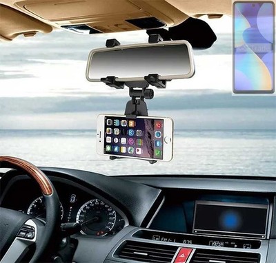 Autohalterung Rückspiegel für Tecno Spark 10 Pro Smartphone Halter Spiegelhalt