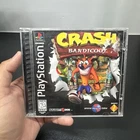 Crash Bandicoot PS1 PlayStation 1 Black Label Complete Refinished Disc Tested