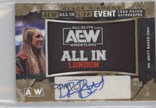 2024 Black Diamond AEW Alternate 9/25 Dr DMD Britt Baker #LPAIA-2 Patch Auto 0c3