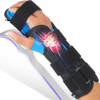 Resting Hand Splint Stroke Night Immobilizer with Removable Splints- Pain Relief