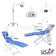 Portable Dental Foldable Chair/Dental LED Oral Surgical Light Exam Opertory Lamp