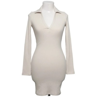 Divided by H&M, Polokleid, Größe: XS, Beige, Baumwolle/Elasthan/Polyester #HqL