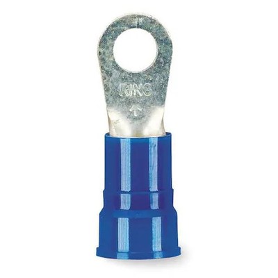 3M Mn6-38Rx Ring Terminal,  3/8 In Stud Size,  6 Awg,  1, 000 V,  Nylon