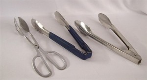 Restaurant Equipment Supplies 3 Assorted Serving Tongs