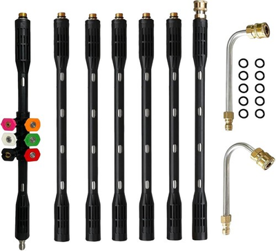 #ad Pressure Washer Extension Wand 9 Pack Gutter Cleaning Tools Extension Wand ... $56.00
