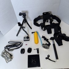 GoPro HERO 3 Action Camera Bundle W/case Mount Chest Strap Tripod 32 Gb