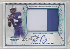 2020 Leaf Trinity Platinum Foil 10/50 Lynn Bowden Jr #PA-LBJ Patch Auto 8u3