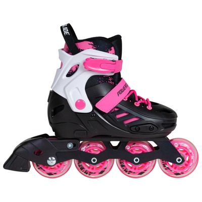 Powerslide Inline Skates Khaan Junior SQD Pink, größenverstellbar, für Kinder