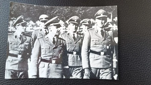 WW2 German Photo: SS Obergruppenführer Heydrich, Ekebeg Cemetery,  Oslo 1941