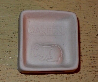 Porcelain MOLD for Butter & Chocolate ' BUNNY RABBIT ' JAREEN Edible Compliments