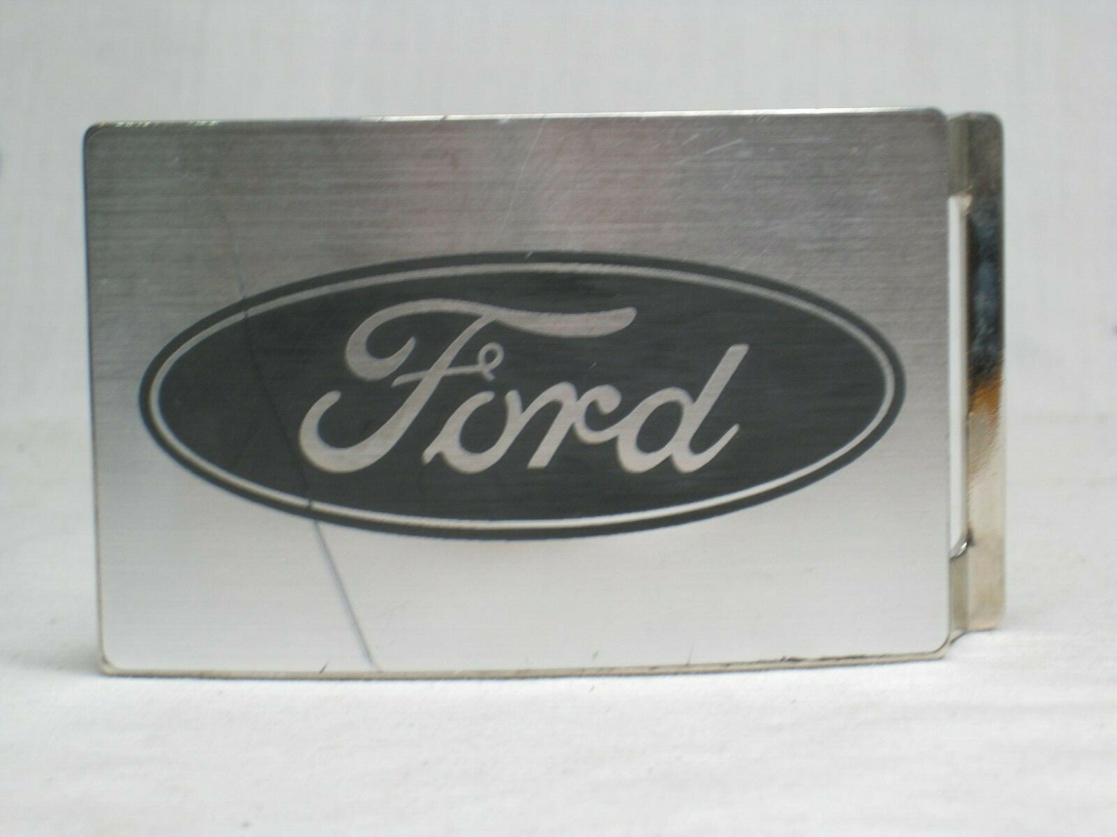large pre-owned rectangular Ford belt buckle auto… - image 2
