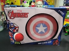 Marvel Avengers Toss and Catch Game 3-Piece Set For Kids Outdoor Fun NEW