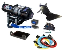 Honda 350 Rancher Winch and Mount Plate Kit 2000-2006 2000 lbs KFI ATV TRX