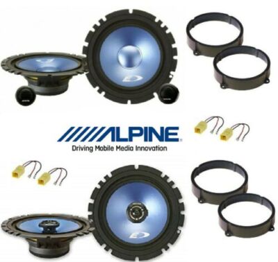 Alpine SXE-17CS SXE-17C2 Set 6 Lautsprecher für Lancia Ypisilon 03>11 Conn / BMW