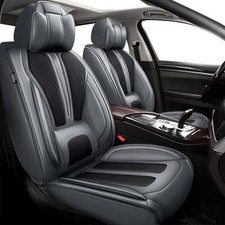 Faux Leather Car 5-seat Covers Front Rear Cushion For Nissan Frontier 2009-2024 Faux Leather Car 5-seat Covers Front Rear Cushion For Nissan Frontier 2009-2024