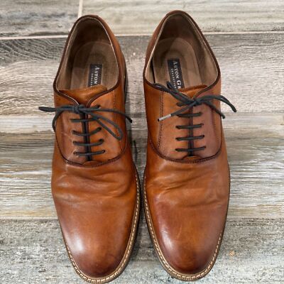 Aston Grey Collection Leather Leu Oxfords Chestnut Lace Up  display picture 3