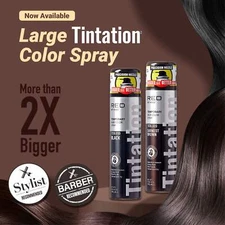 Tintation Temporary Hair Color Root Touch Up Color Spray Large Black Spray